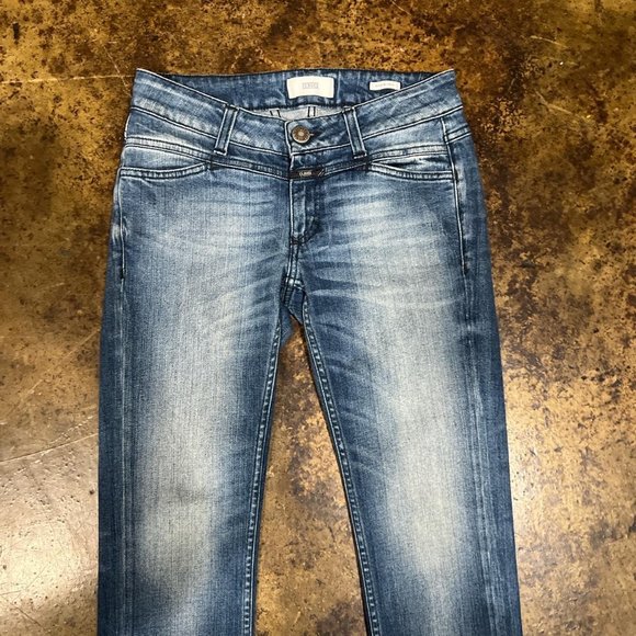 CLOSED frayed Skinny Pusher cropped jeans - Picture 4 of 8